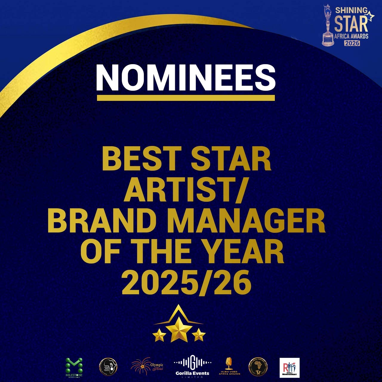 Best Star Artist/Brand Manager