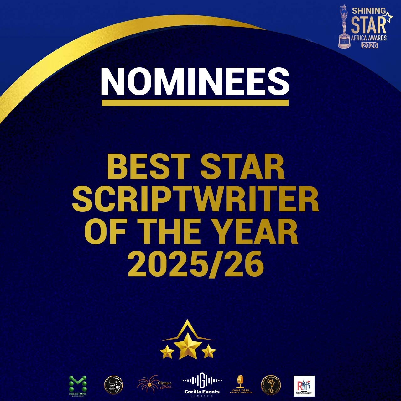 Best Star Scriptwriter of the Year