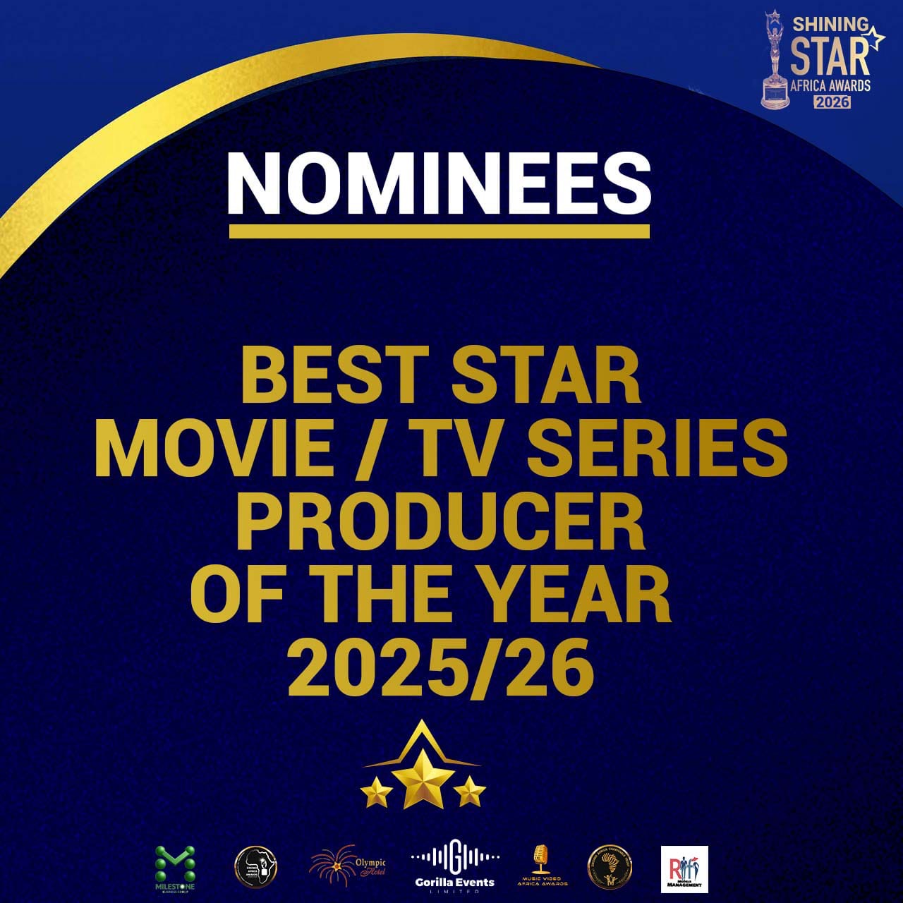 Best Star  move/tvseries Producer of the Year 2025/26